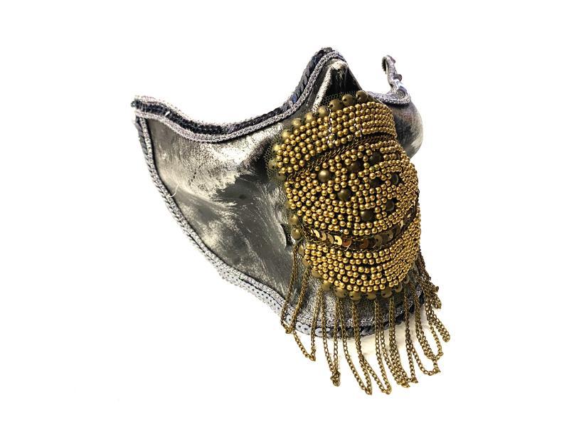 Skull Punk Rivets Performance Mask Halloween Mask Accessories