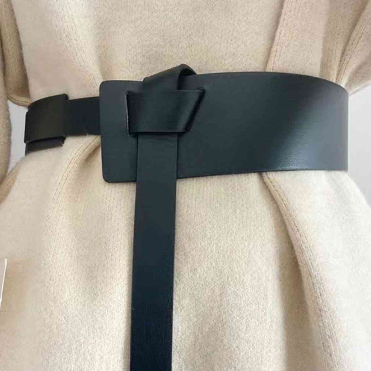 Knot Detail PU Belt - Munsieur
