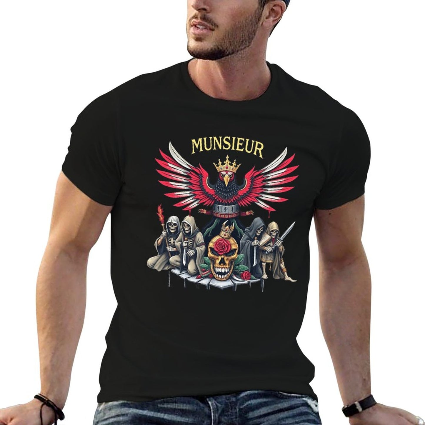Men's Tee Munsieur Brand Design "Liberation" Graphic Tee
