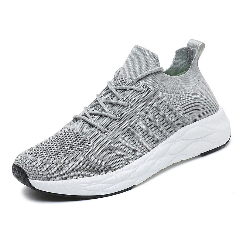 Men's Fashion Shoes Flying Woven Breathable Shoes Men