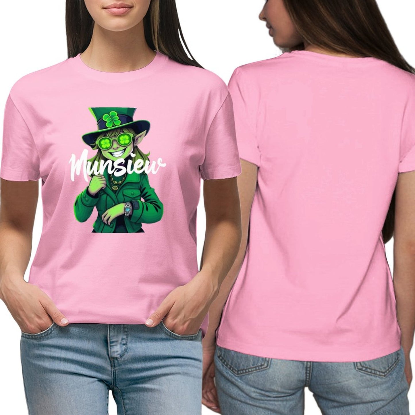 St. Patrick's Day Collection Leprechaun Mafia "Kiku" Women's T-shirt