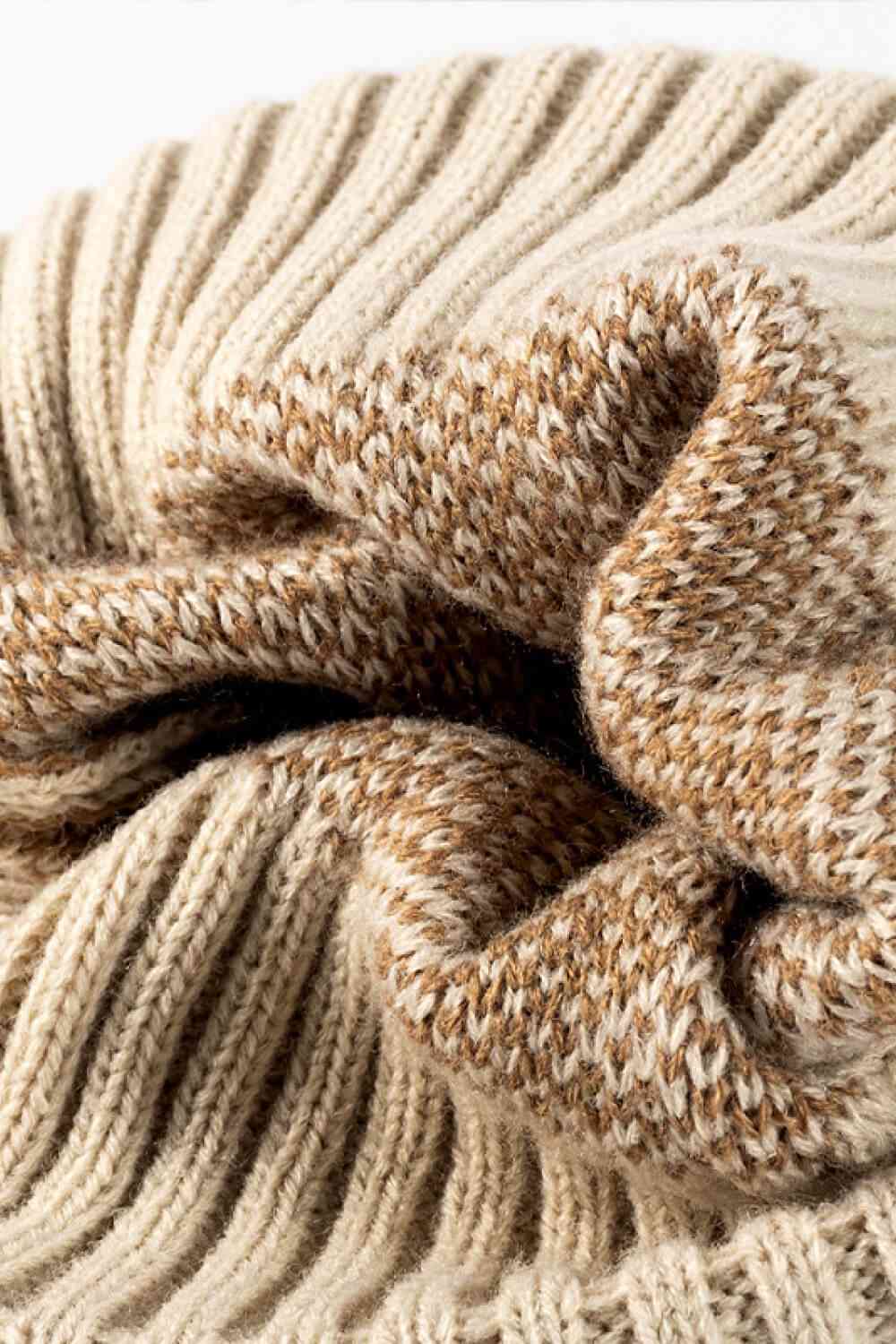 Leopard Pom-Pom Cuffed Beanie - Munsieur