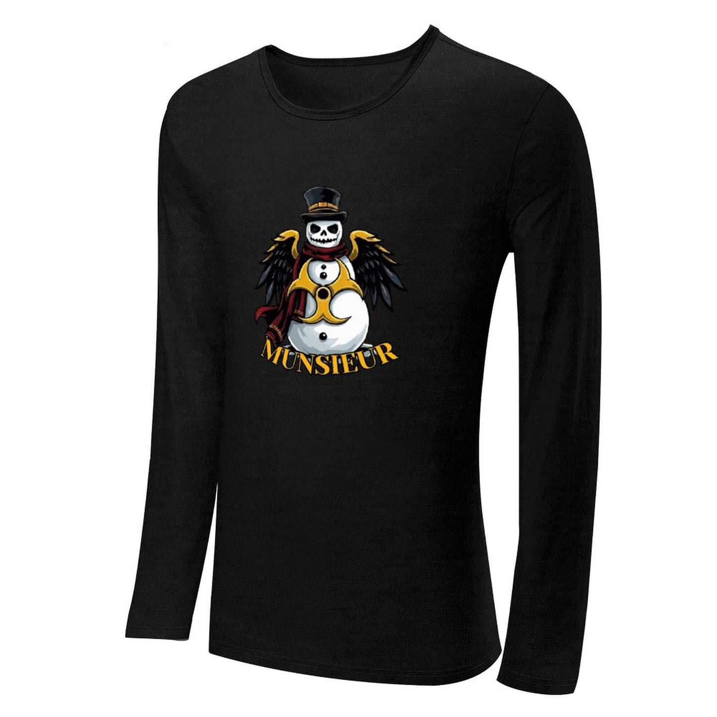 Men's Munsieur Crewneck Long Sleeve Tee "Atomic Snow"