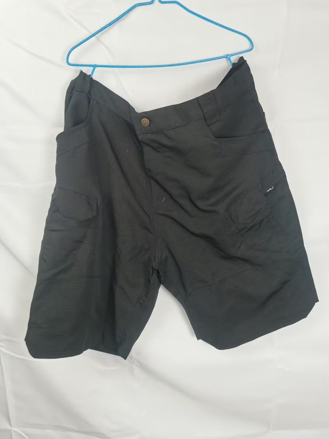 Men's City Tactical Casual Shorts Workwear Plaid Fabric Waterproof Free Shipping