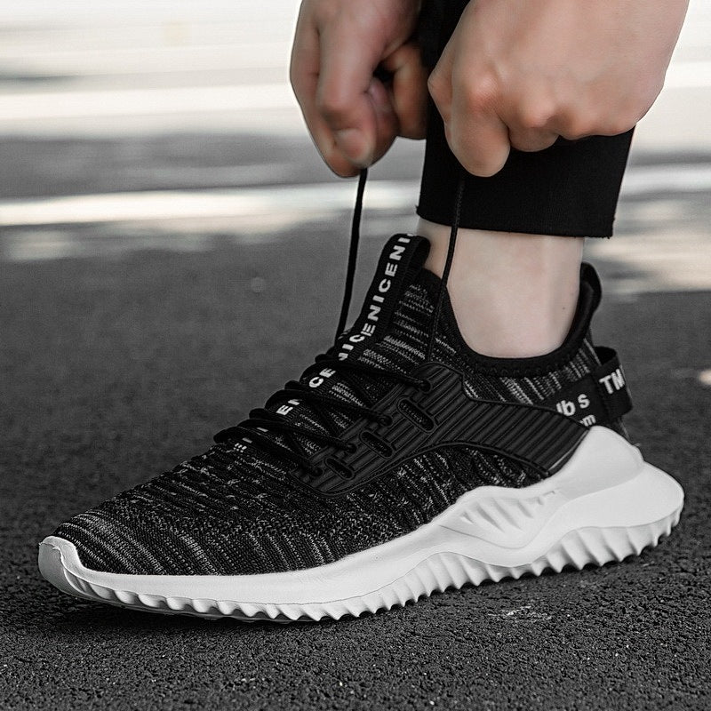 Sports Shoes Mesh Breathable All-match Tide Shoes Soft Bottom Running Shoes for Men