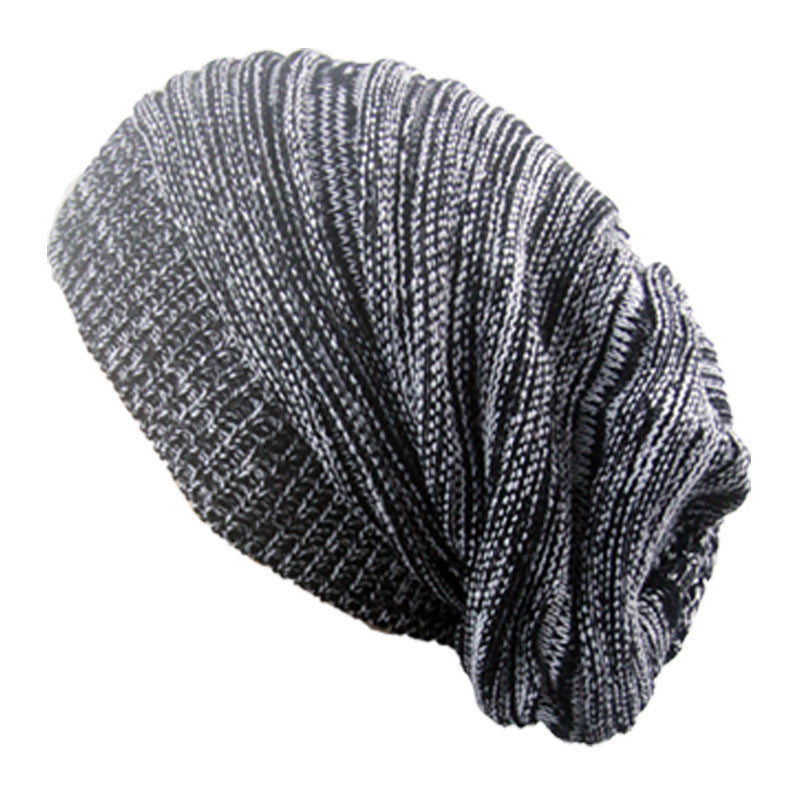 Two-color Melaleuca Pleated Warm Pile Hat