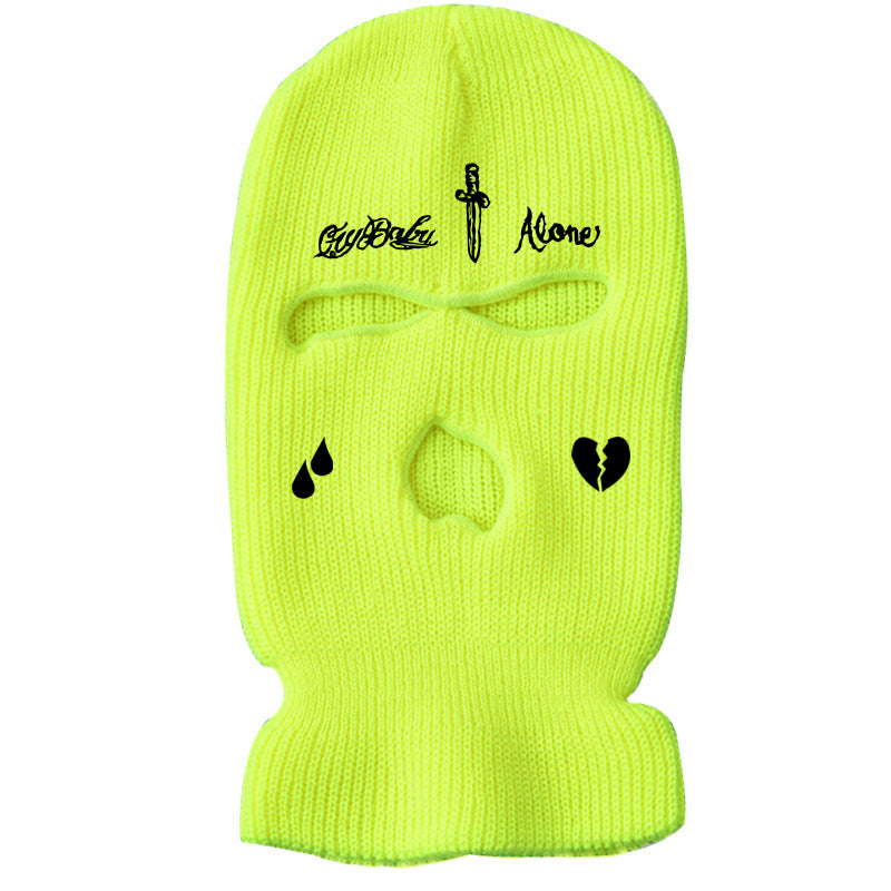 Knitted Hat Mask Streetwear Fashion