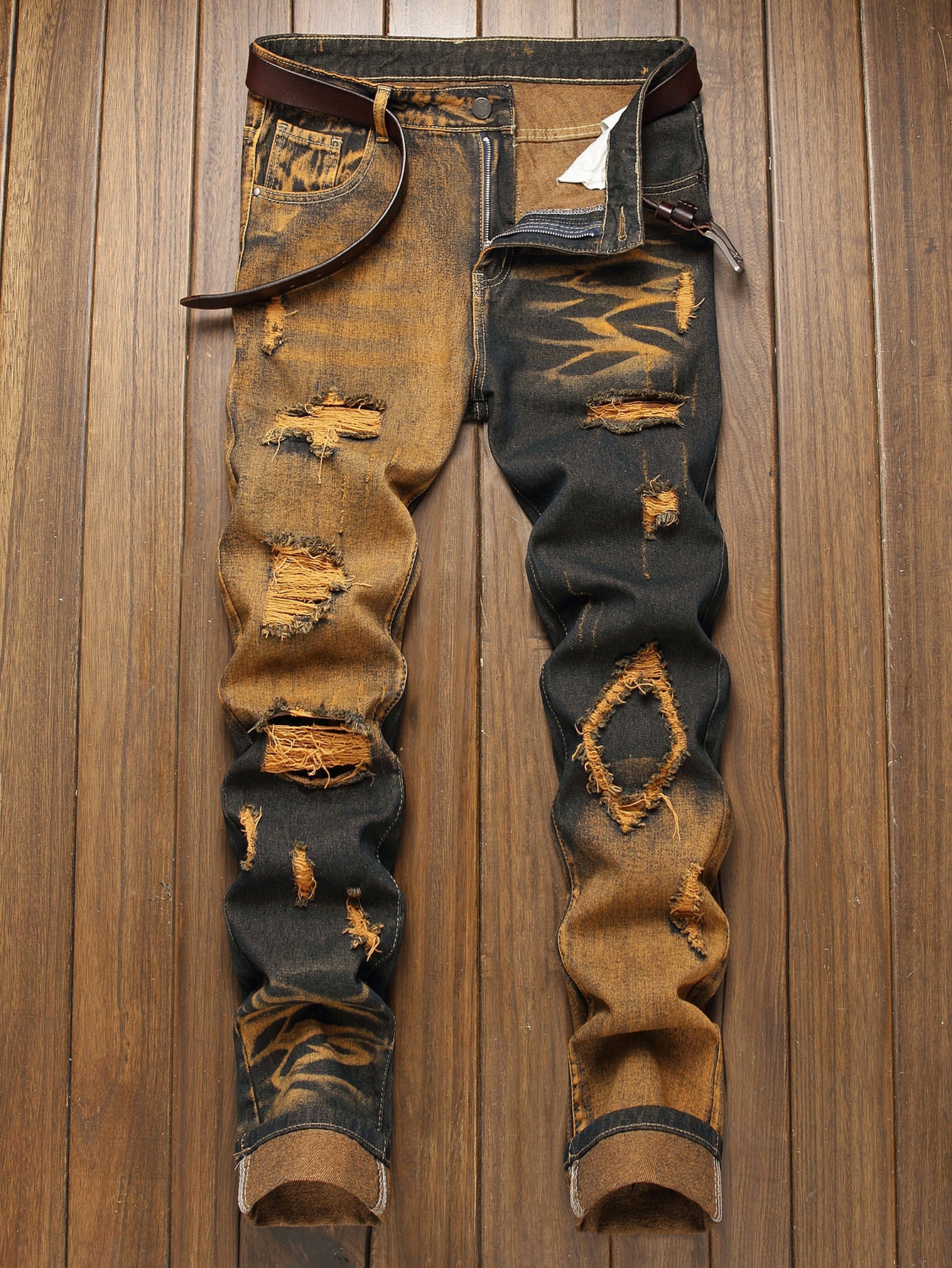 Men's Ripped Fashion Comfortable Denim Men's Pants
