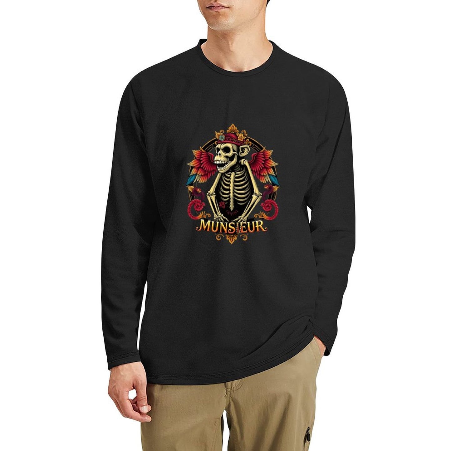 Munsieur Long Sleeve Tee for Men: A Timeless Classic for Any Occasion - Munsieur