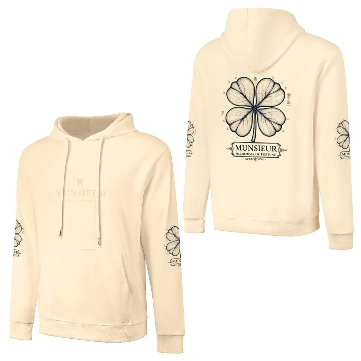 St. Patrick's Day Collection Cotton Men's Alchemist Hoodie with Pocket