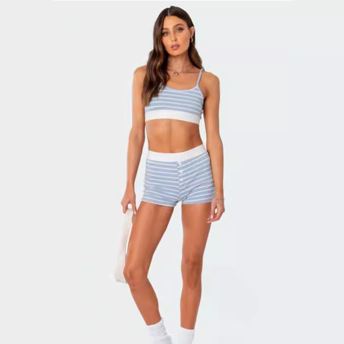 Camisole American Super Two-piece T-shirt Set