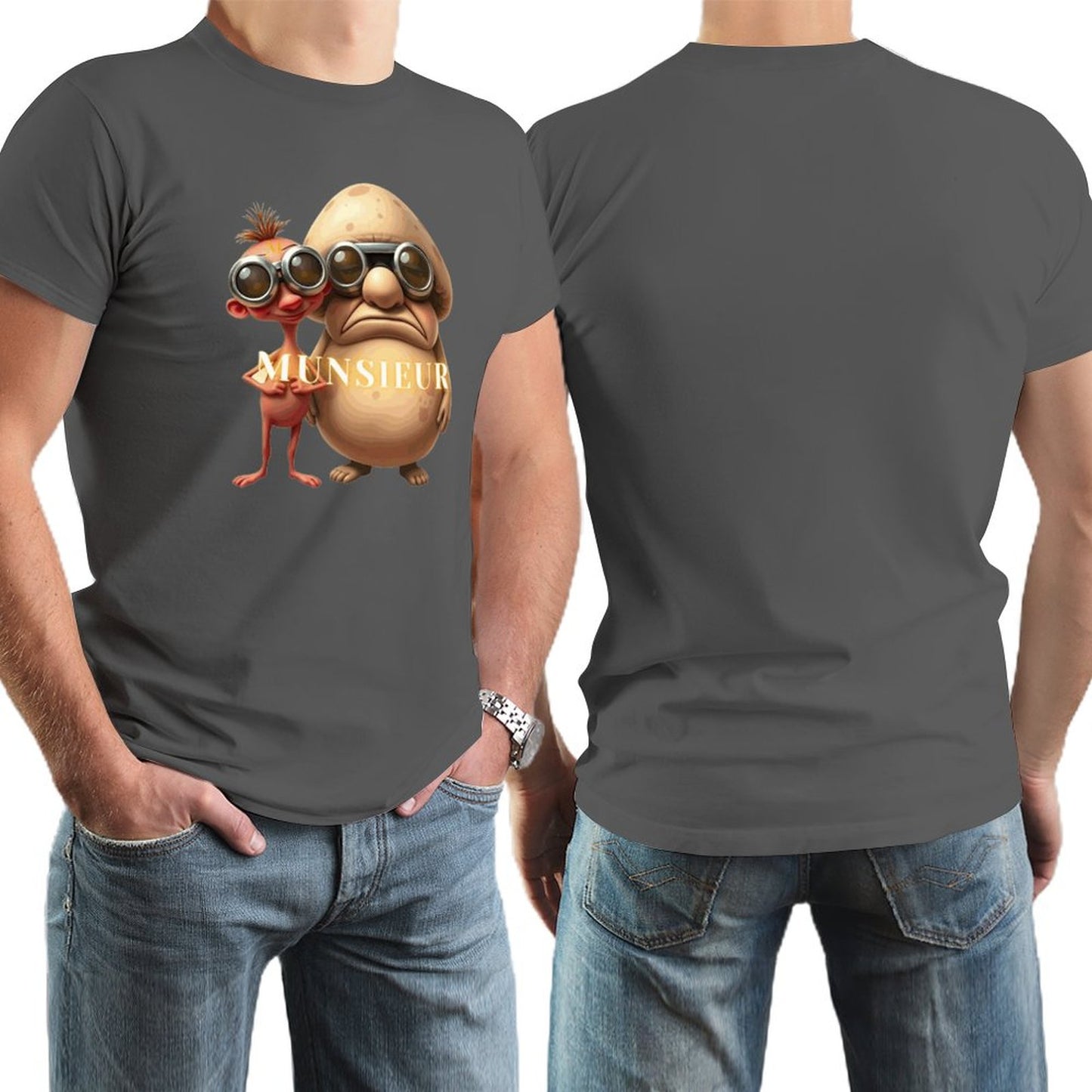 Munsieur Men's Tee "Stinky Pinky and Backdoor Bandit"
