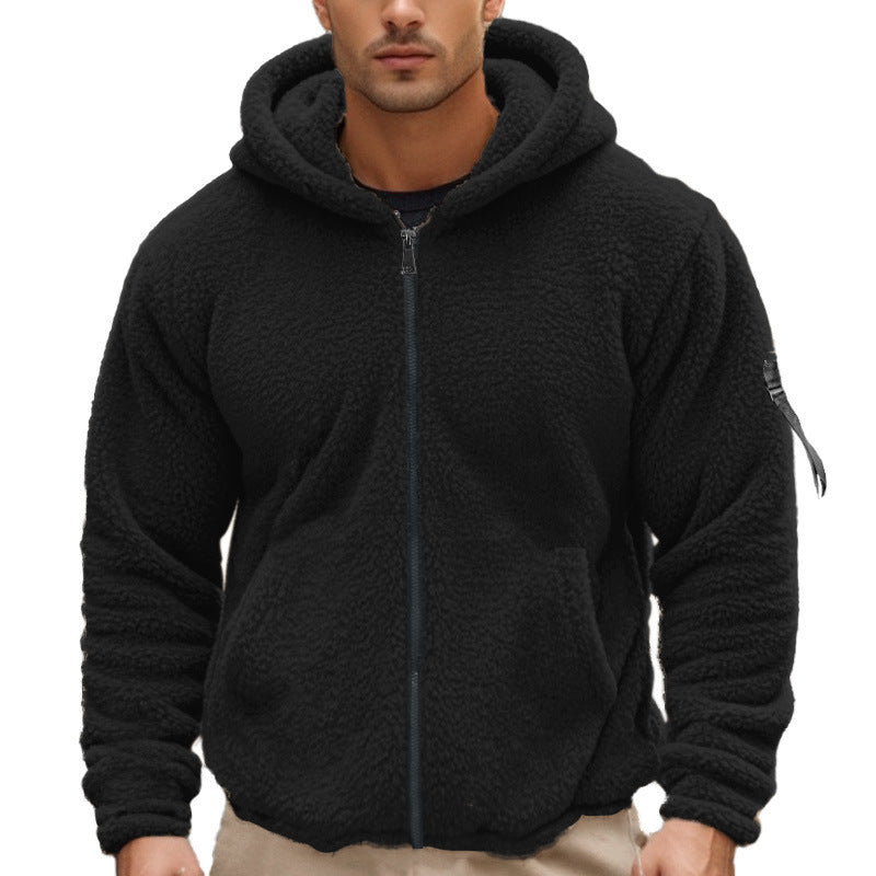 American Men's Double-sided Loose Coat