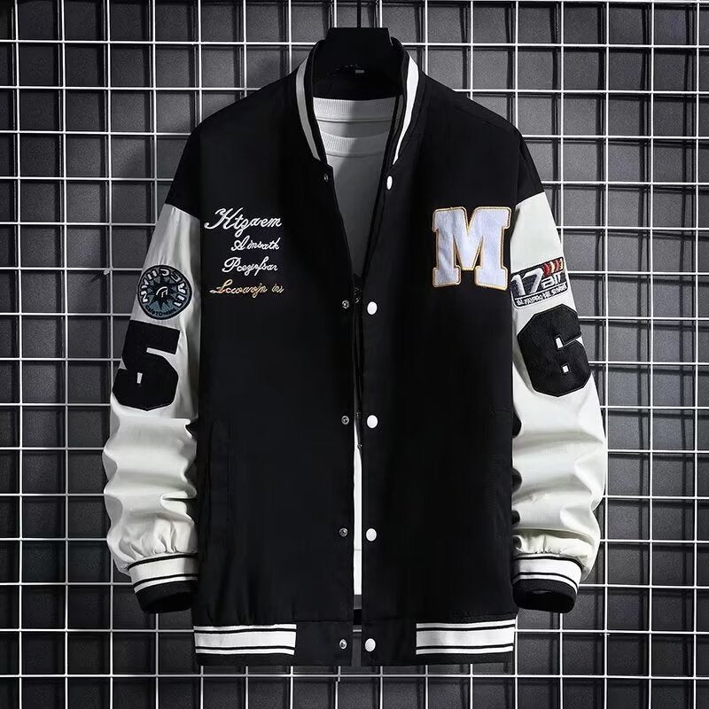 Varsity coat for men warm fashion personal traditional