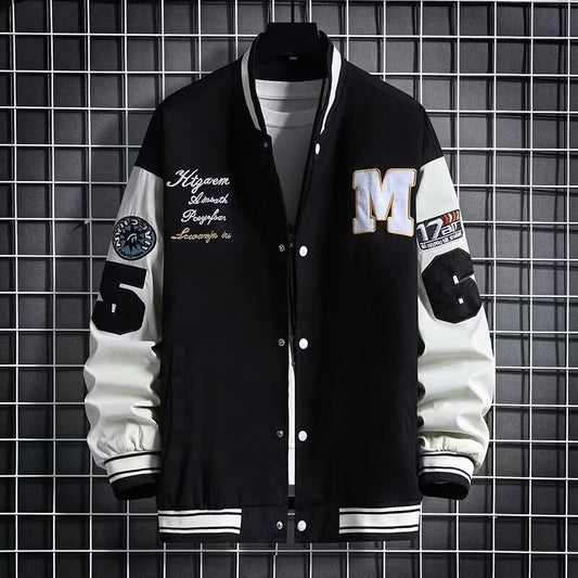 Varsity coat for men warm fashion personal traditional