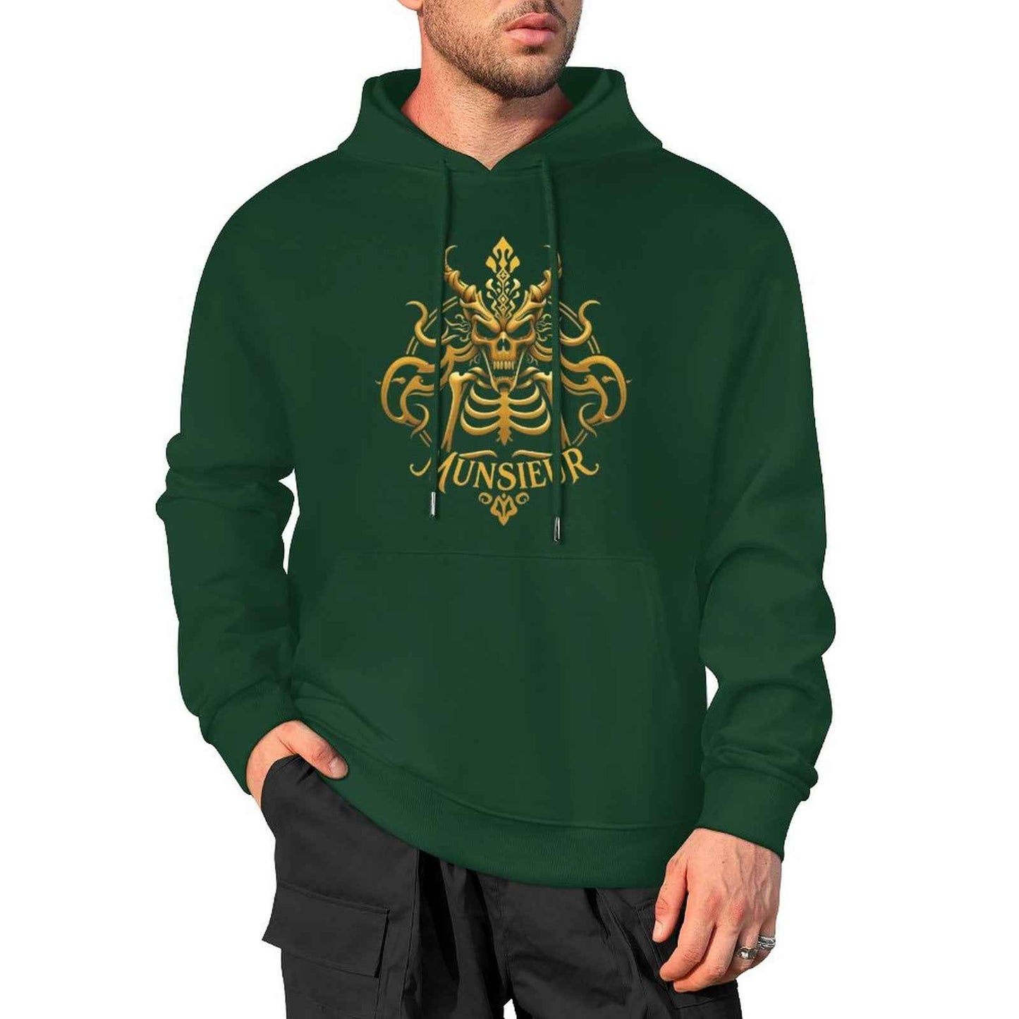 Munsieur Streetwear Collection Skull Hoodie - Munsieur