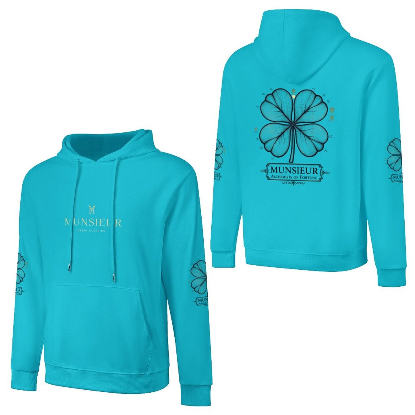 St. Patrick's Day Collection Cotton Men's Alchemist Hoodie with Pocket