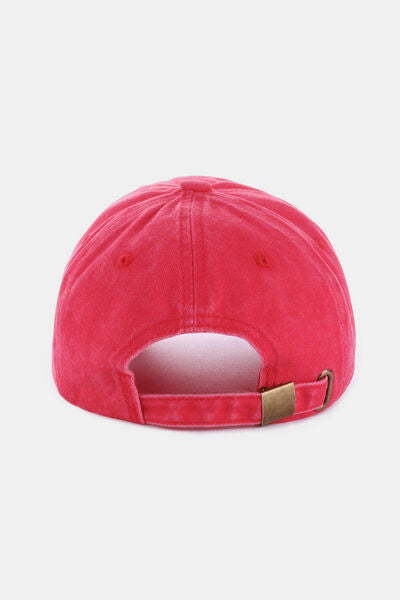 Zenana Washed ATLANTA Embroidered Baseball Cap - Munsieur
