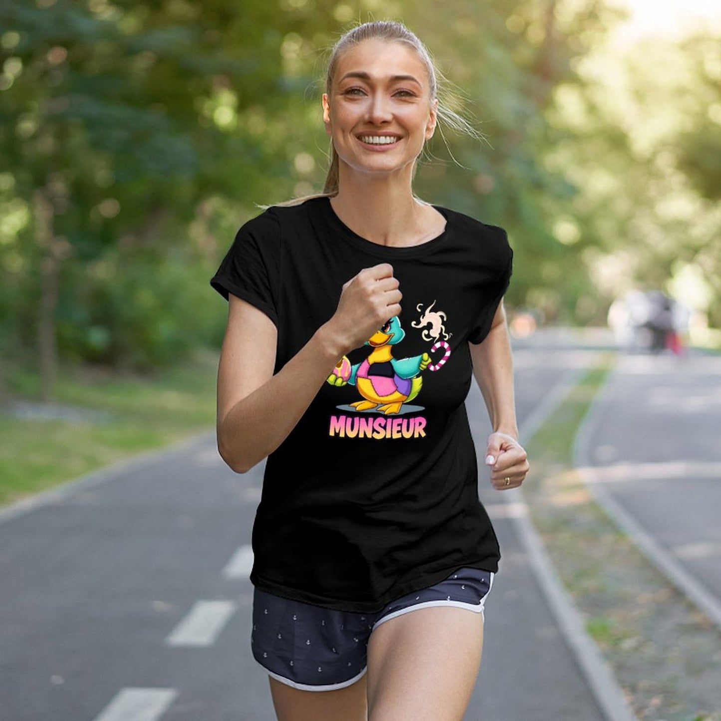 Munsieur Women's T-Shirt Easter Collection "Lucky Duckie" Designer Streetwear