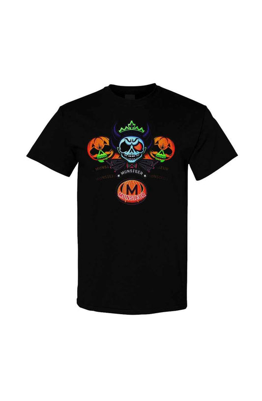 MUNSIEUR Halloween Unisex Tee Gildan Cotton T Shir