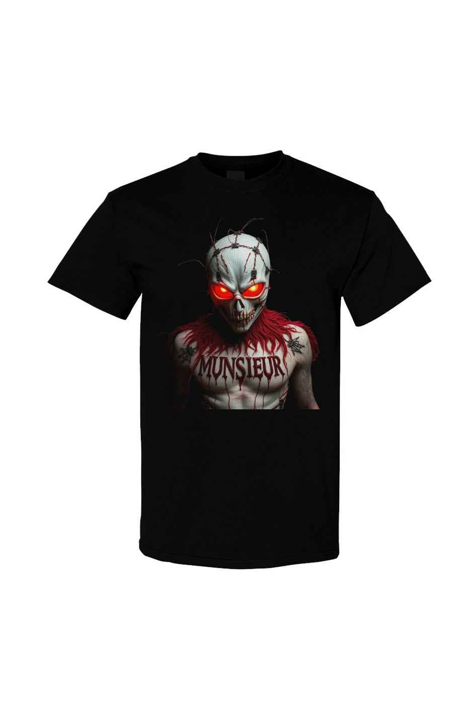 MUNSIEUR Halloween Designer Unisex Tee Gildan Cott