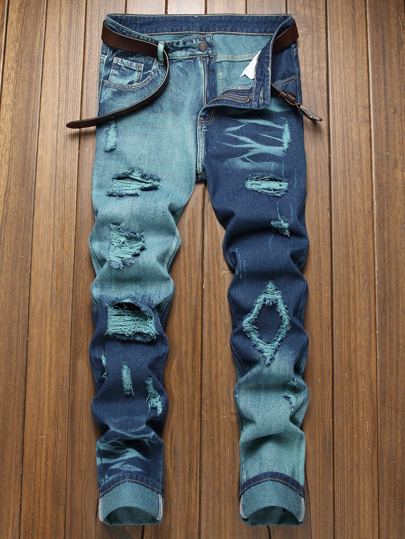 Men's Ripped Fashion Comfortable Denim Men's Pants