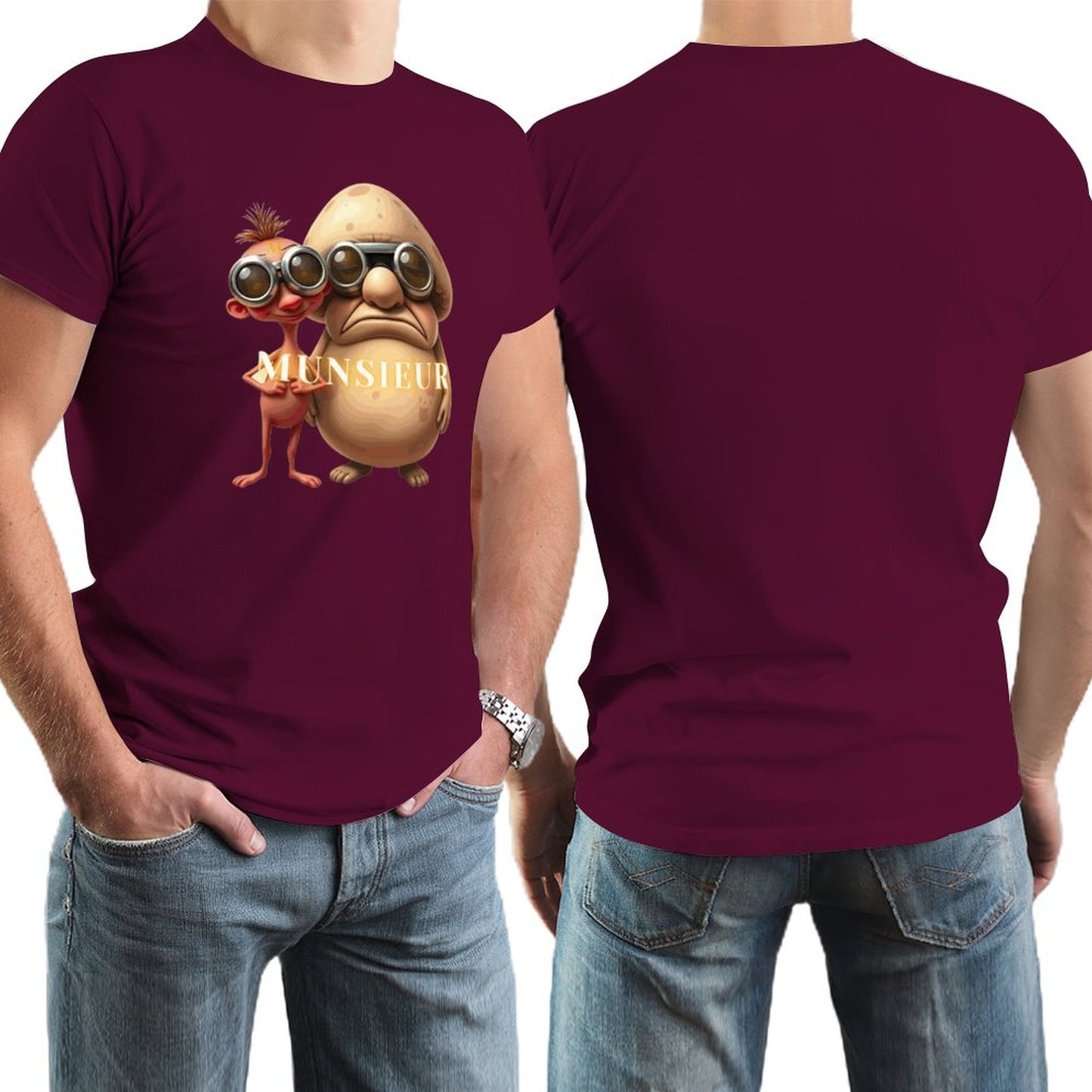 Munsieur Men's Tee "Stinky Pinky and Backdoor Bandit"