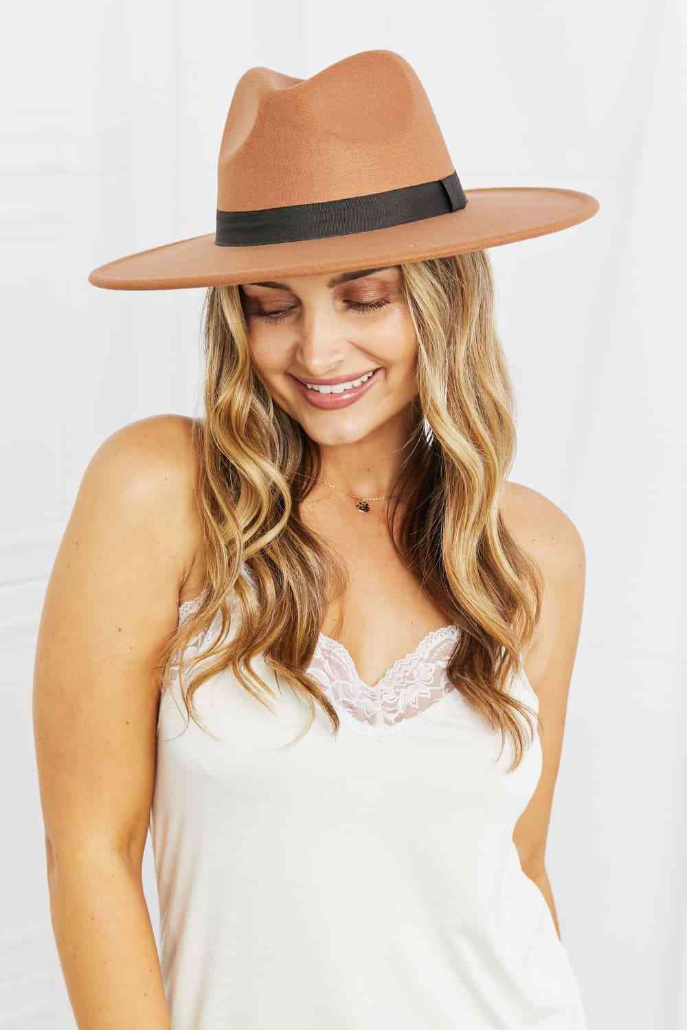 Fame Enjoy The Simple Things Fedora Hat - Munsieur
