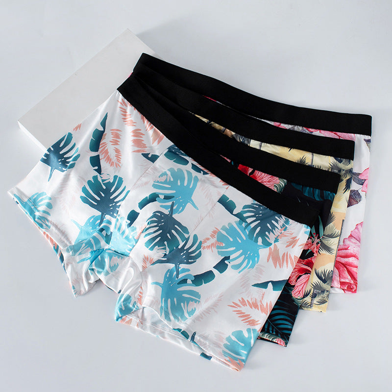 Men's Underwear Fashion Loose Boxer Briefs Comfortable