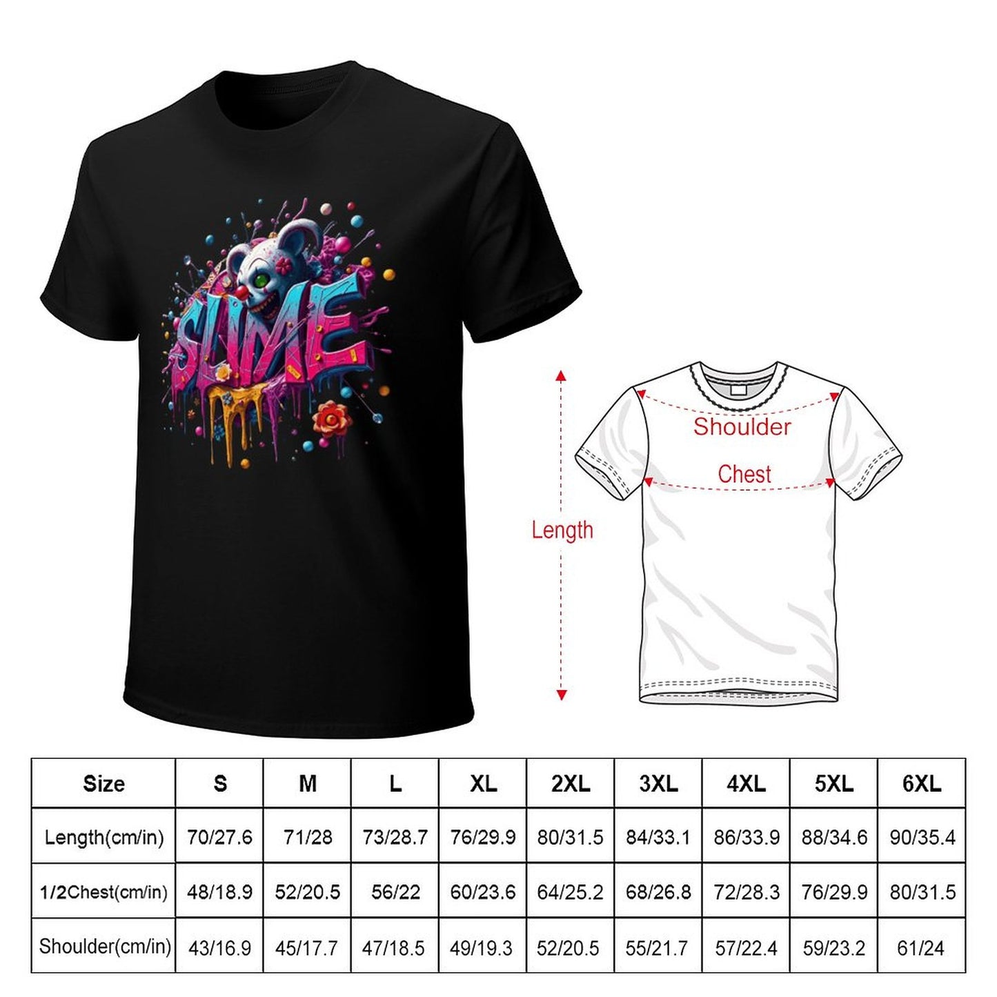 Munsieur New Skool Tee for Men – "Slime" Graphic Streetwear Tee
