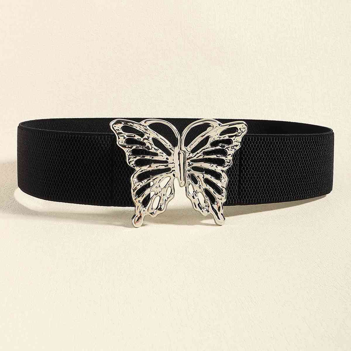 Butterfly Alloy Buckle Elastic Belt - Munsieur