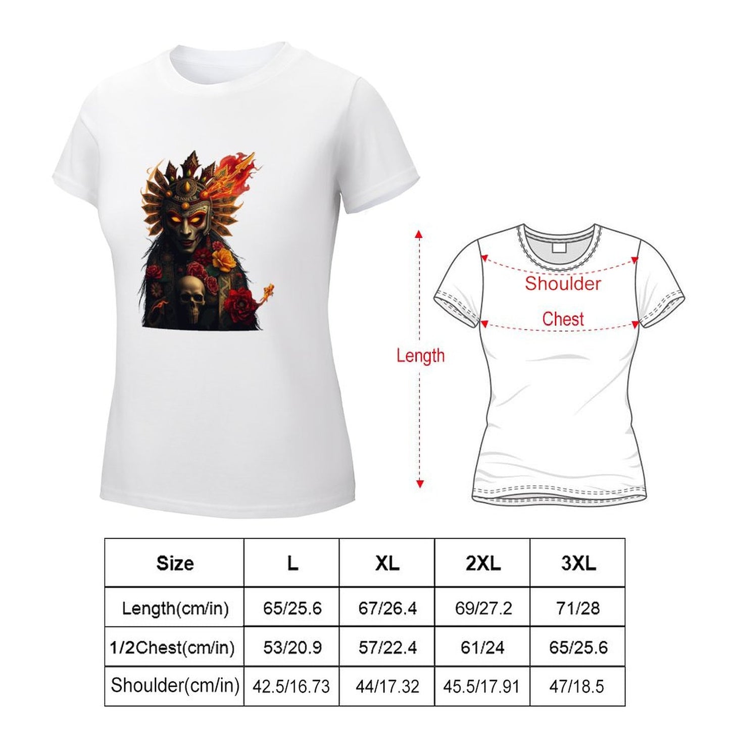 Lost Tribe of Munsieur T-Shirt for Women "Queen Isis" (High Definition & Front Printing)