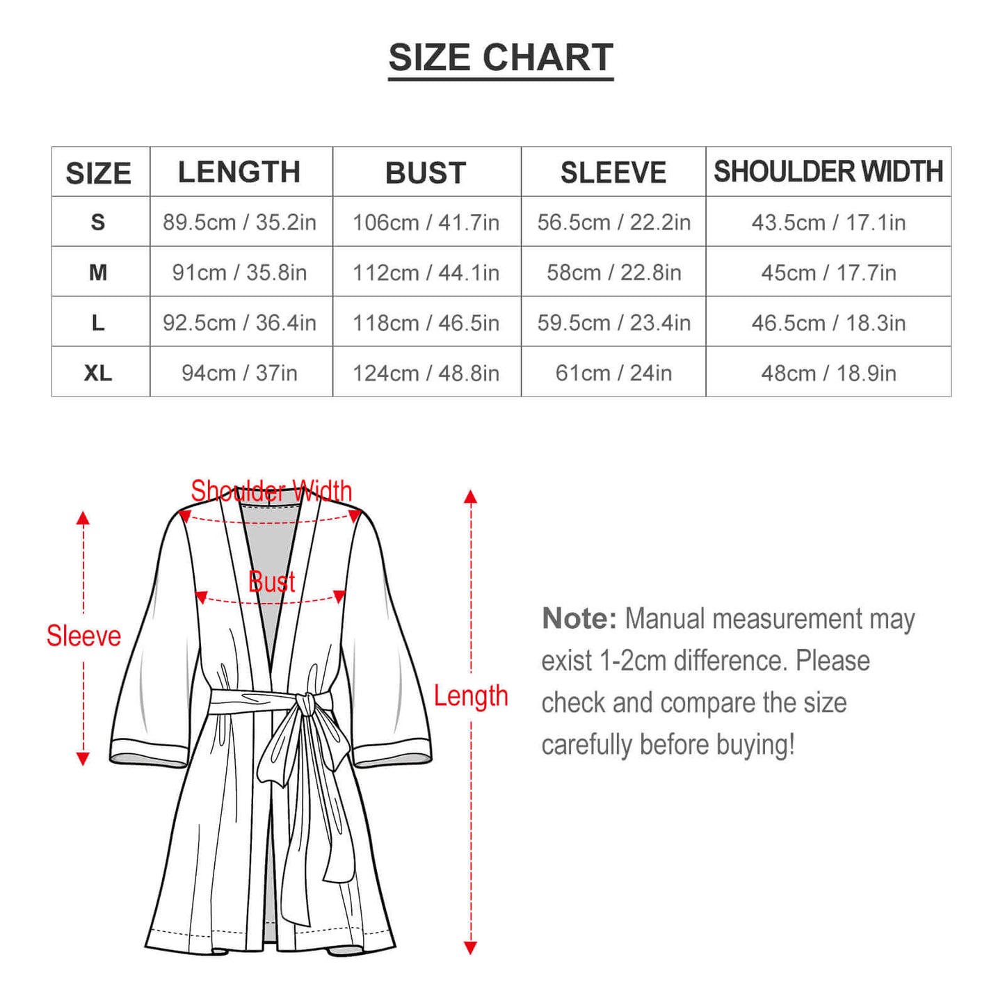 Munsieur Women's Long Sleeve Robe - Munsieur