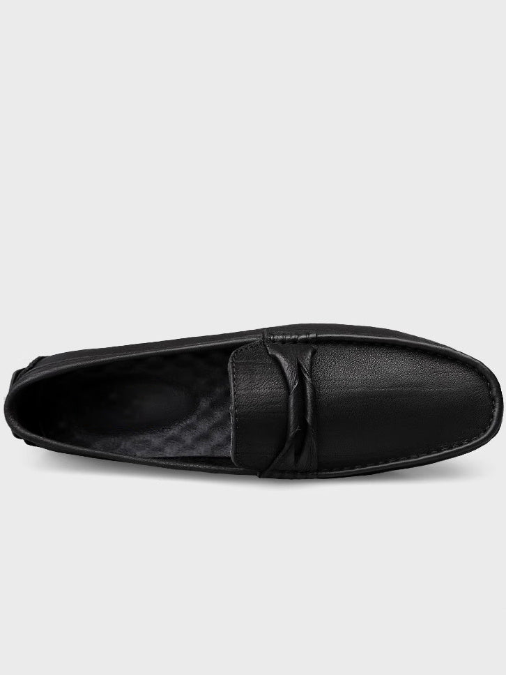 Men's Genuine Leather Loafer Peas Casual Shoes Men