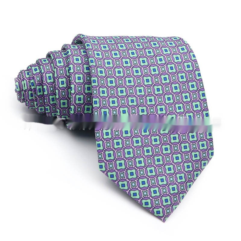 Business Polyester Men's Printed Workplace Tie - Munsieur