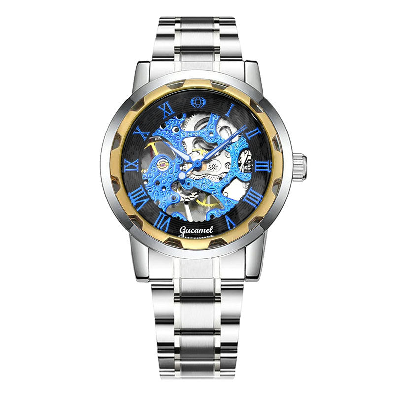 Strip Hollow Gold Manual Mechanical Watch