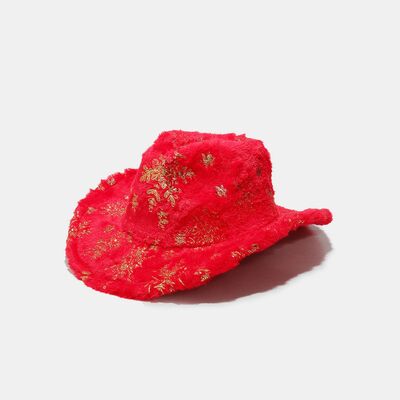 Fuzzy Snowflakes Polyester Hat - Munsieur