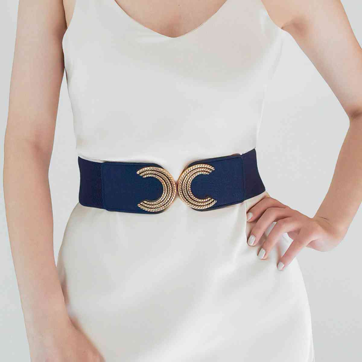 Double C Buckle Elastic Belt - Munsieur