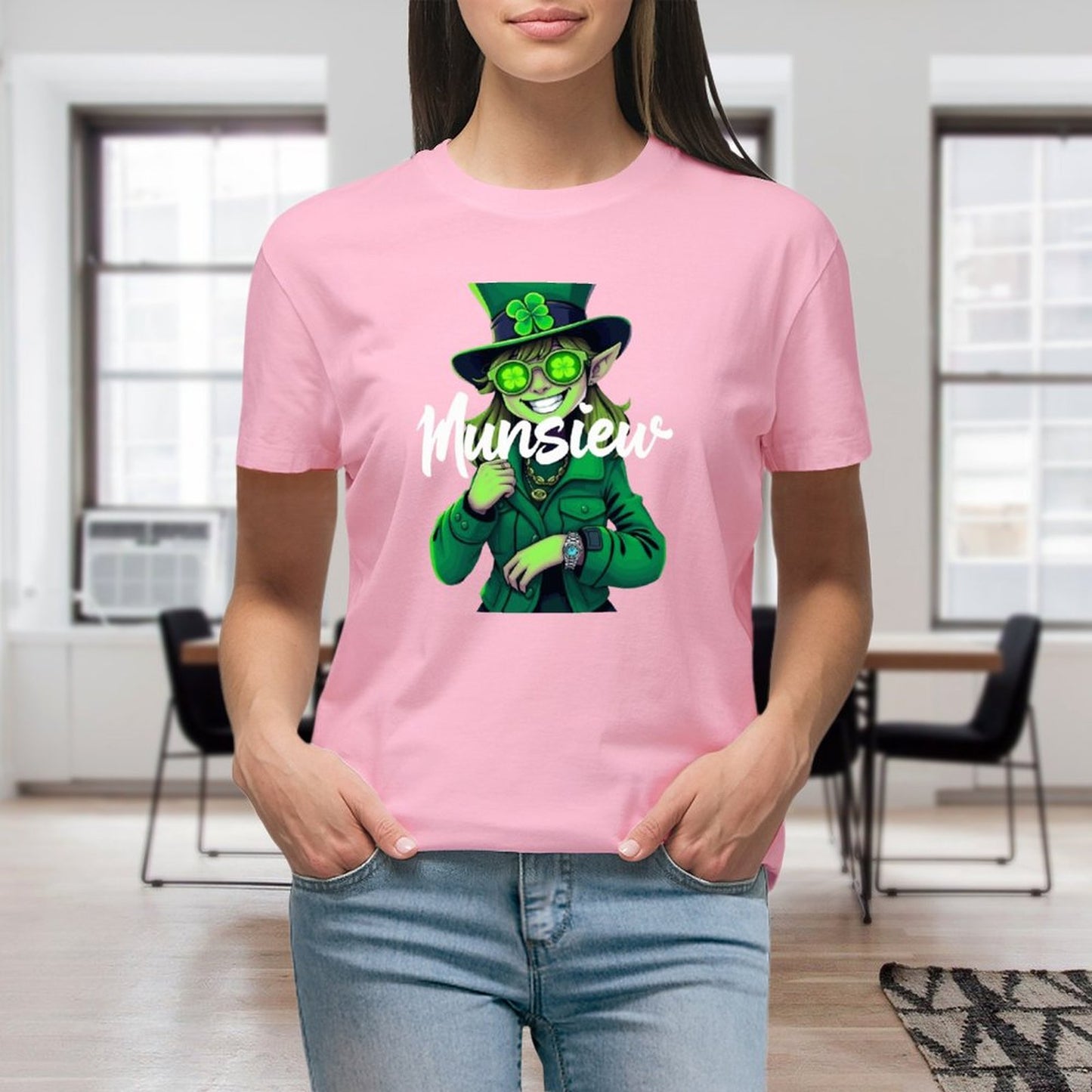 St. Patrick's Day Collection Leprechaun Mafia "Kiku" Women's T-shirt