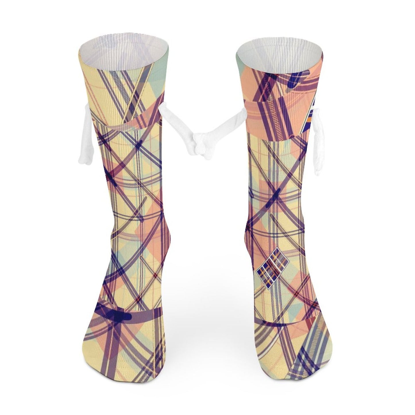 Munsieur Design Buddy Socks Magnetic Holding Hands Funny Socks accessories