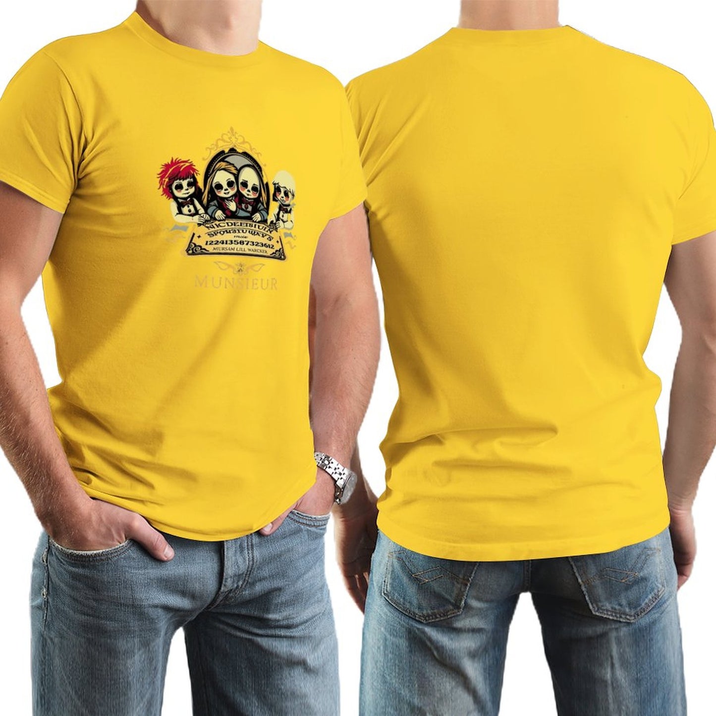 Men's Munsieur Brand Tee "Ouija" Designer Streetwear for Men