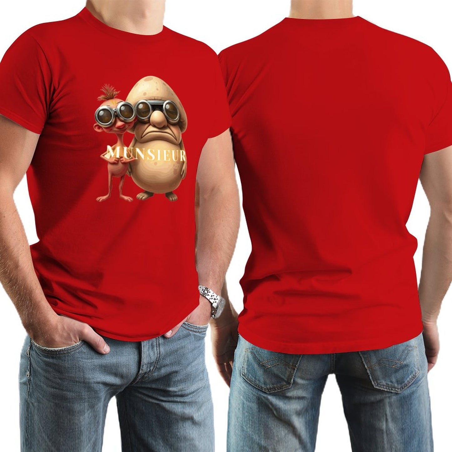 Munsieur Men's Tee "Stinky Pinky and Backdoor Bandit"