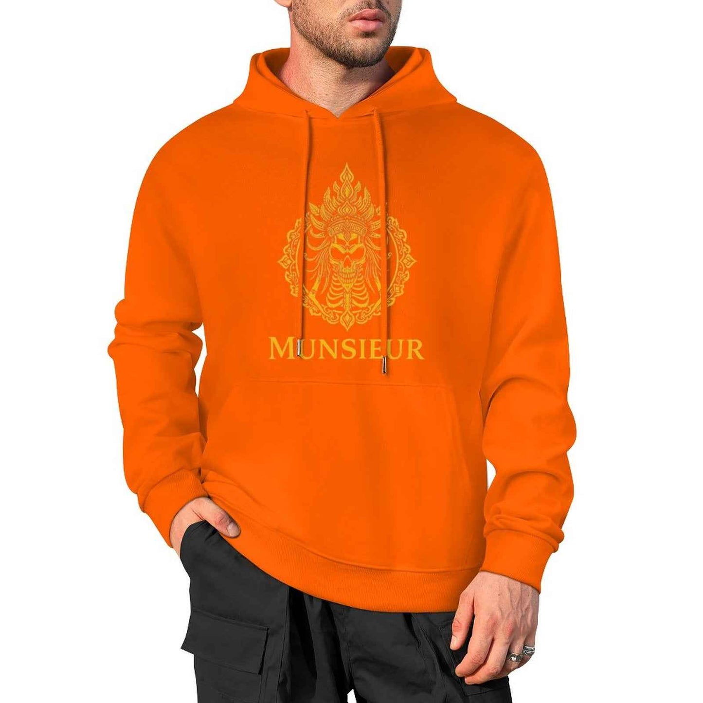 Munsieur Phantom Threads: Skull Edition Hoodie for Men - Munsieur