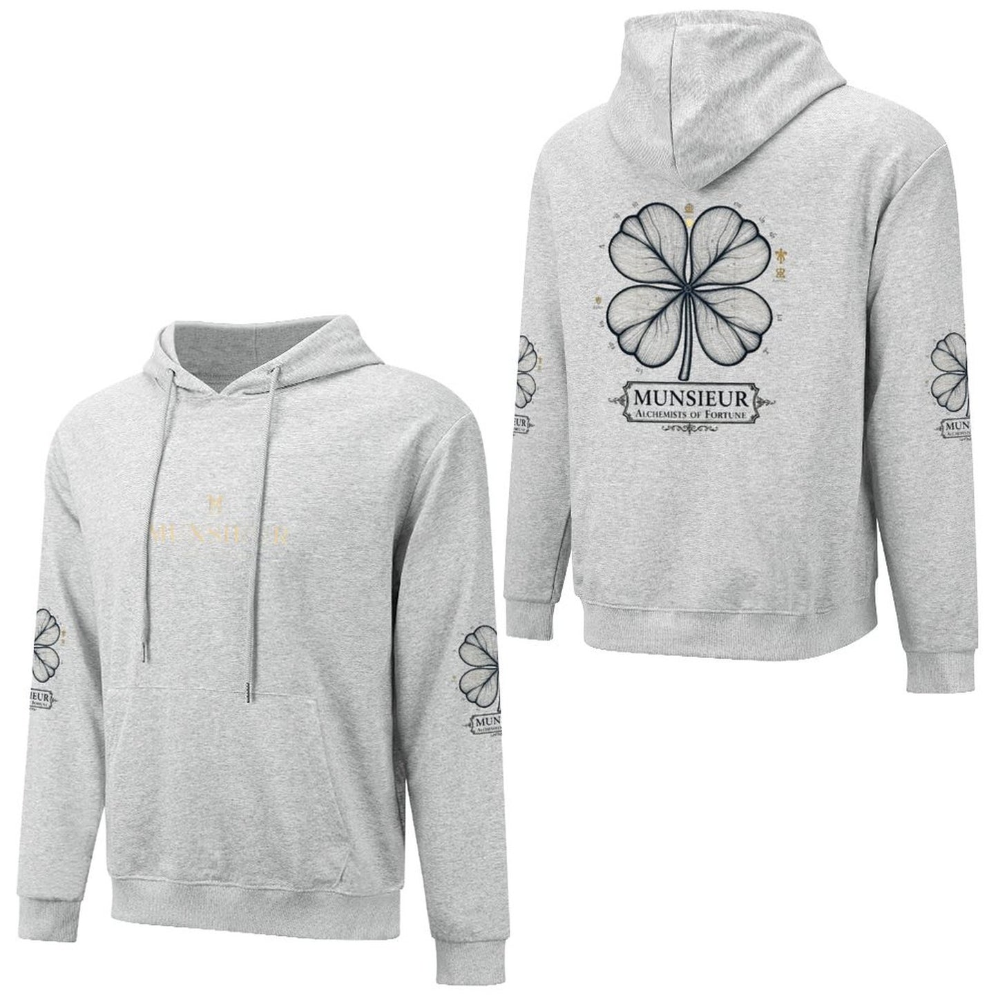 St. Patrick's Day Collection Cotton Men's Alchemist Hoodie with Pocket