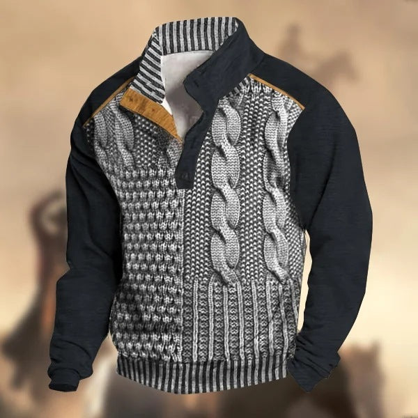 Fall Winter Men's Printed Hoodie