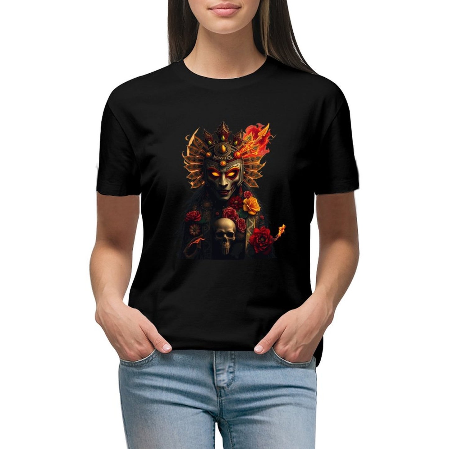 Lost Tribe of Munsieur T-Shirt for Women "Queen Isis" (High Definition & Front Printing)