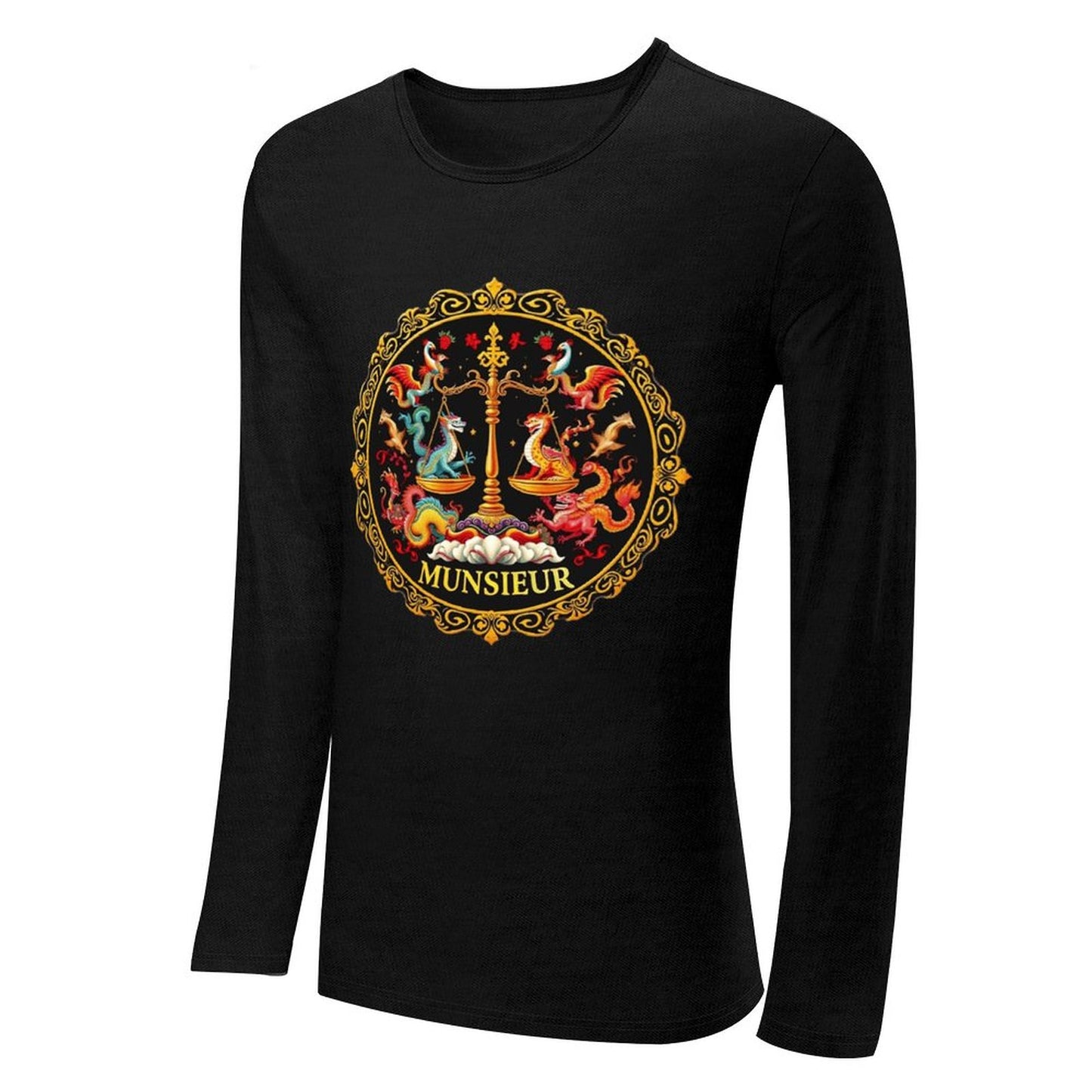Munsieur Long Sleeve Tee for Men: Versatile, Timeless, and Always On Point - Munsieur