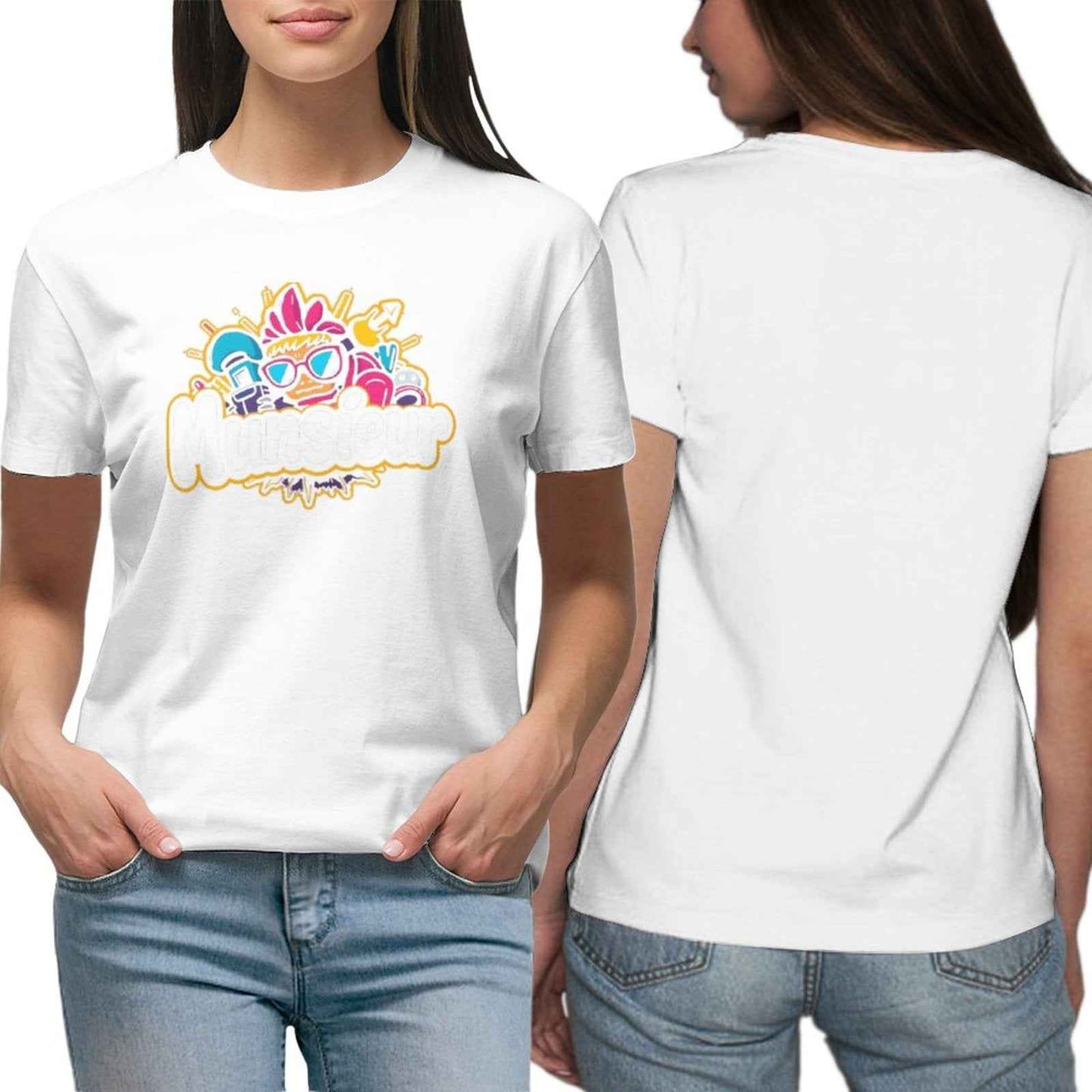 Munsieur T-Shirt for Women: Designed for Comfort, Styled for Impact for Her - Munsieur