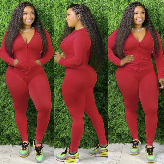 Women's European And American Casual Bodysuit Romper Set
