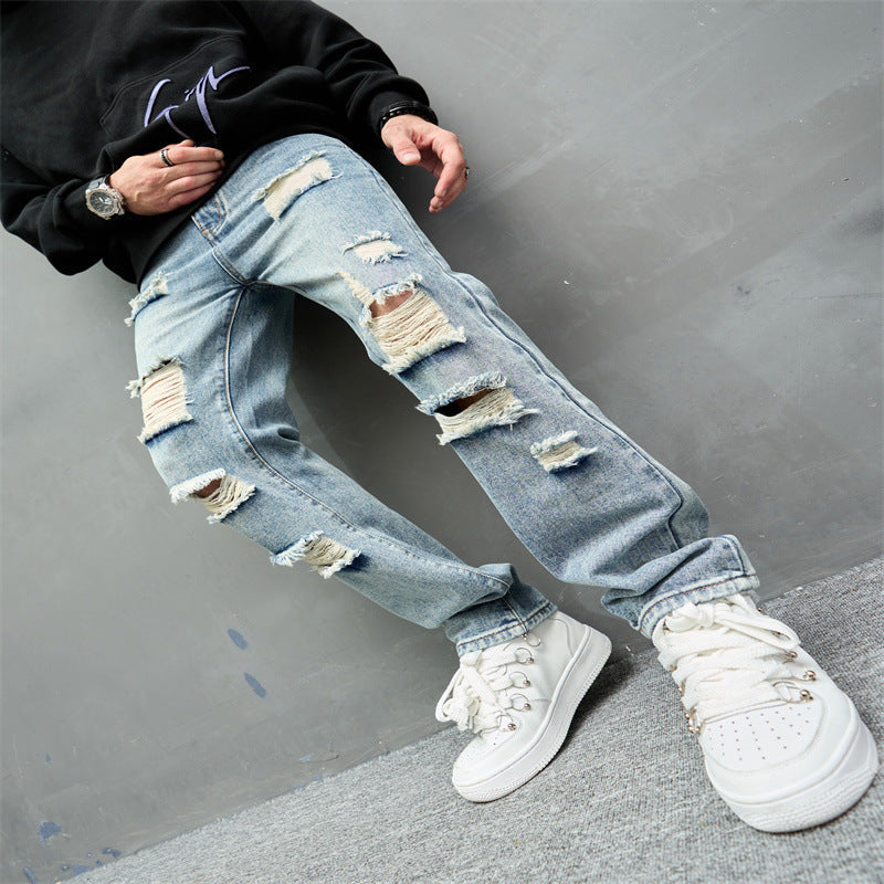 Retro Designer Casual High Streetwear Wide Leg Pants